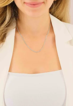 Collier Panzer Weissgold 750, 1.6mm, 45cm