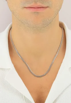 Collier Panzer Weissgold 750, 4mm, 50cm