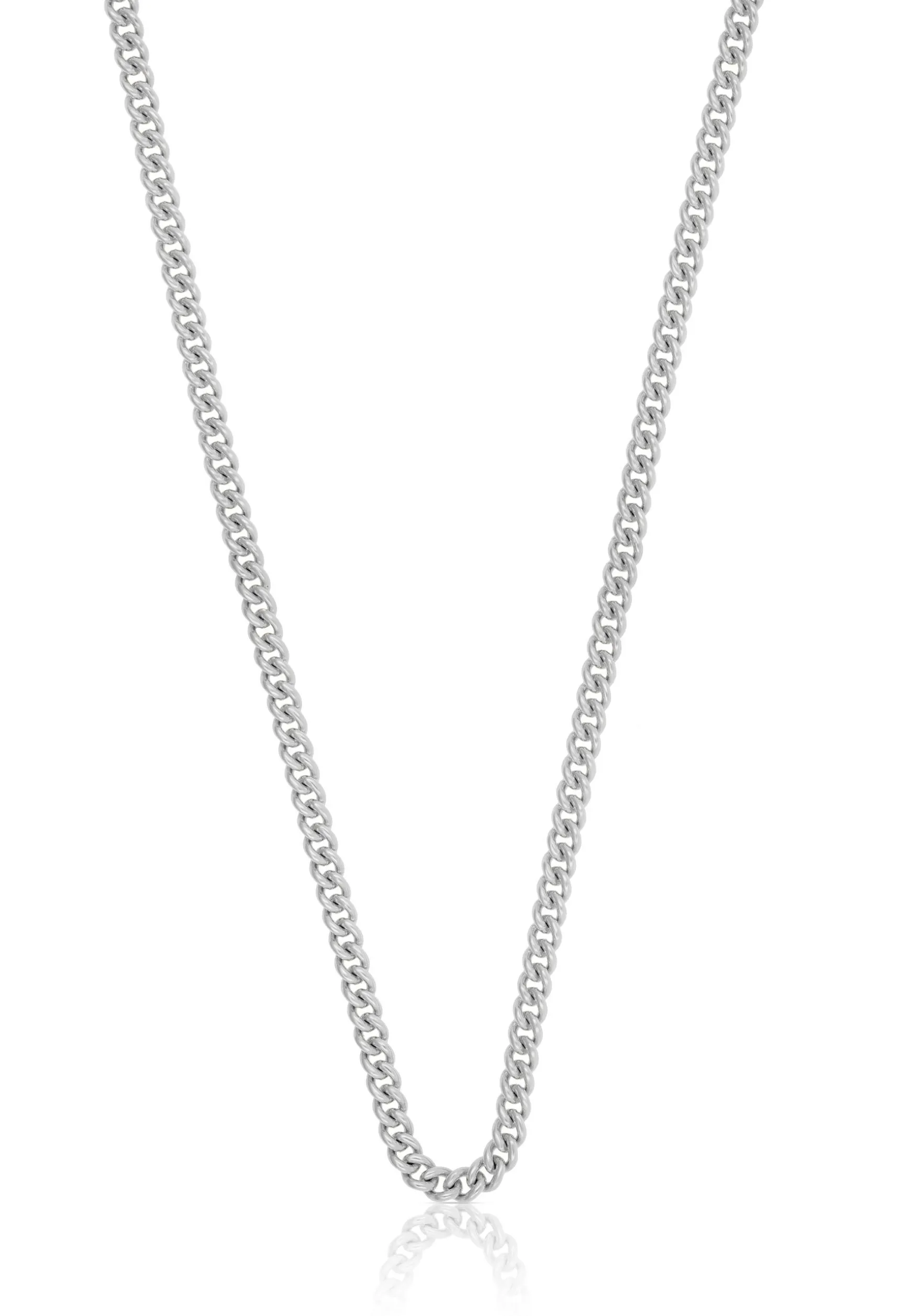 Collier Panzer Weissgold 750, 2.7mm, 45cm