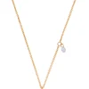 Collier Roségold 750 Akoya Perle 5.5-6mm Brillant 0.06ct.