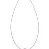 Collier Roségold 750 Süsswasserperle 10-11mm Spinell