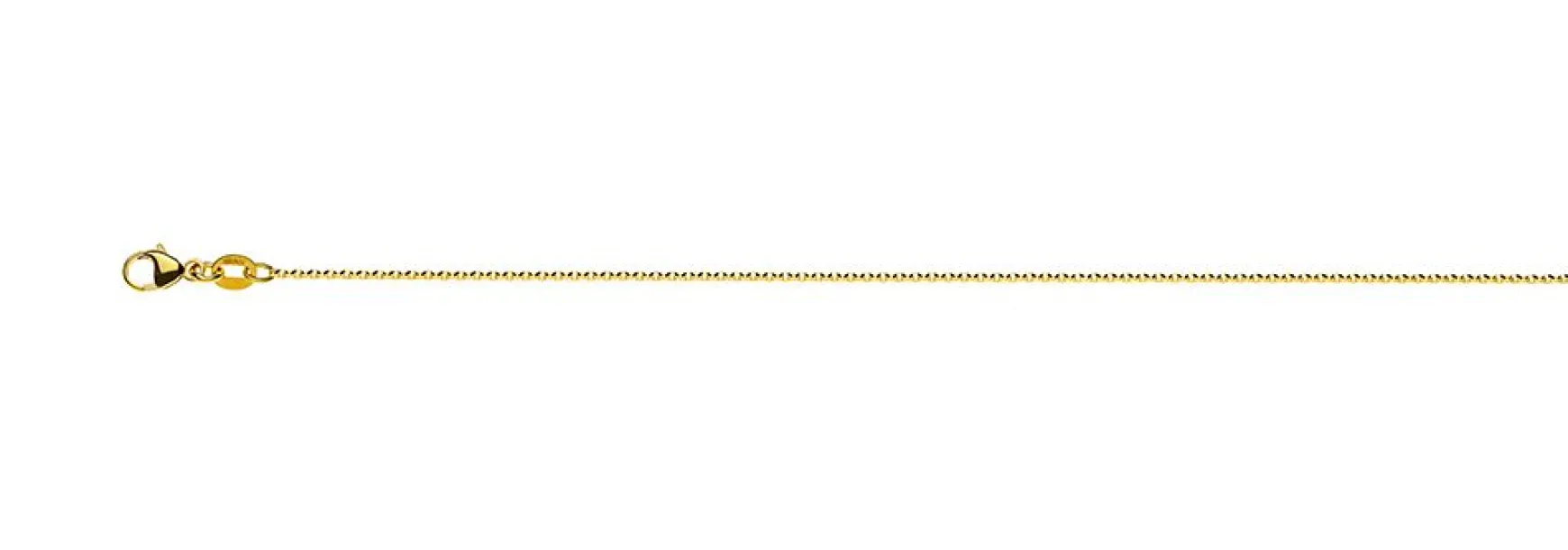 Collier Rundanker Gelbgold 750, 1.2mm, 38cm