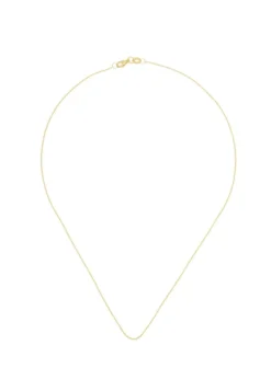 Collier Rundanker Gelbgold 750, 1.1mm, 55cm