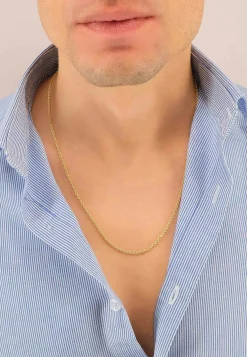 Collier Rundanker Gelbgold 750, 2.3mm, 45cm