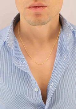 Collier Rundanker Gelbgold 750, 1.7mm, 50cm