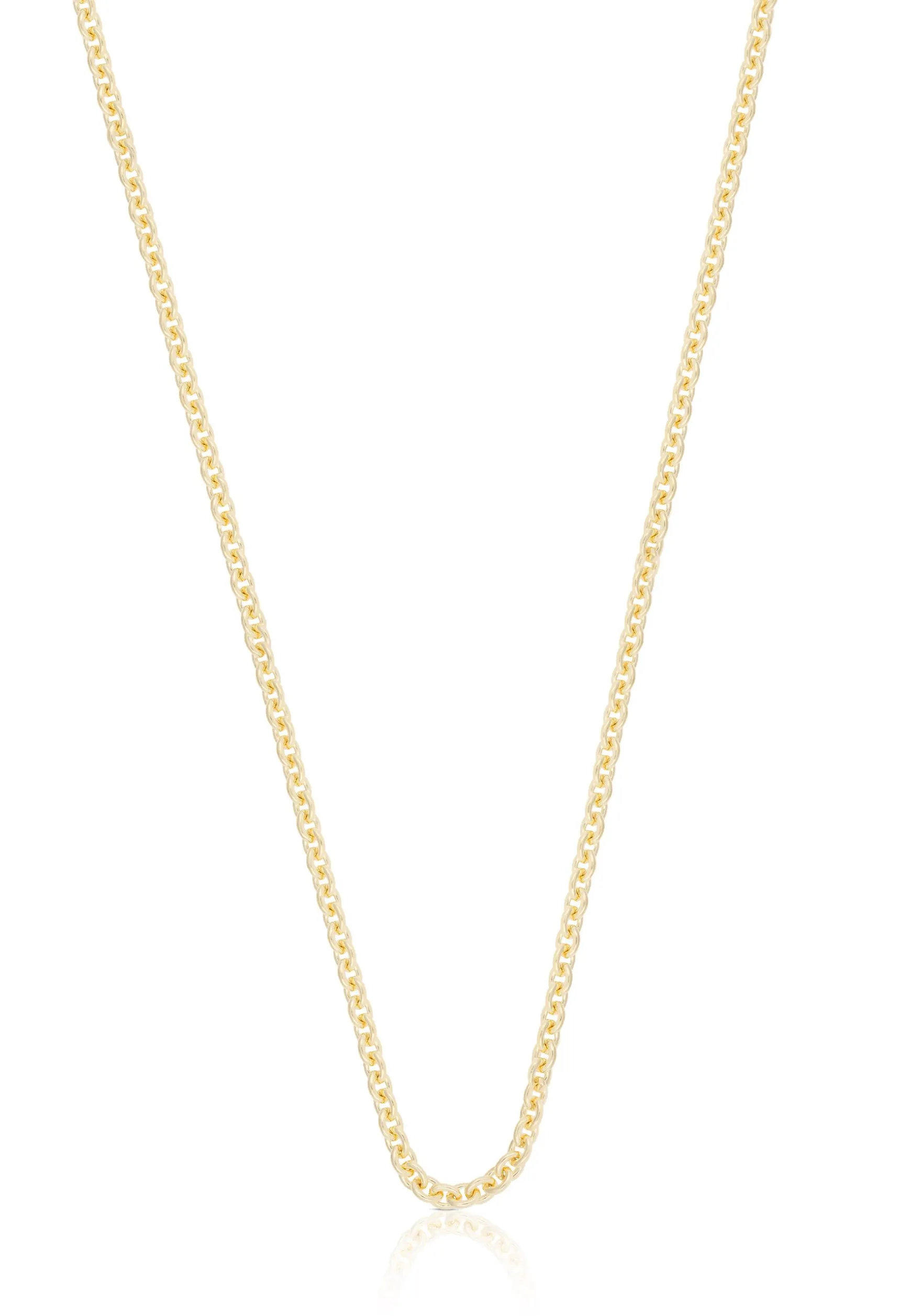 Collier Rundanker Gelbgold 750, 2.3mm, 60cm