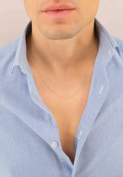 Collier Rundanker Gelbgold 750, 0.9mm, 42cm