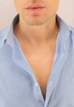 Collier Rundanker Gelbgold 750, 1.1mm, 40cm