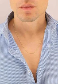 Collier Rundanker Gelbgold 375, 1.3mm, 38cm