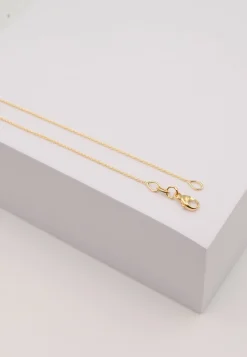 Collier Rundanker Gelbgold 750, 0.9mm, 45cm