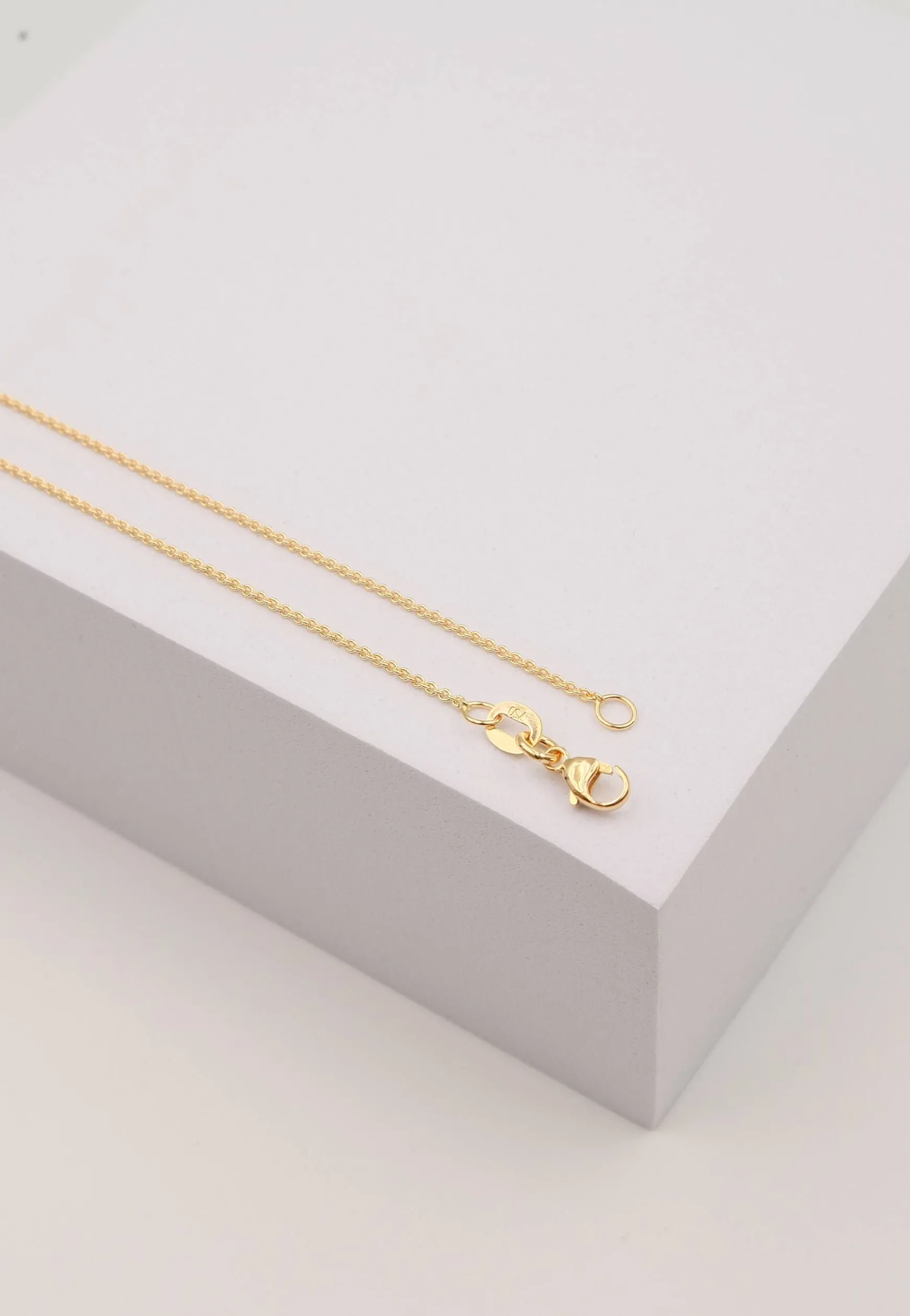 Collier Rundanker Gelbgold 750, 1.1mm, 42cm