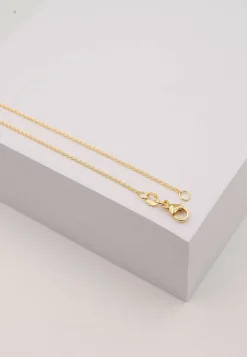 Collier Rundanker Gelbgold 375, 1.3mm, 38cm