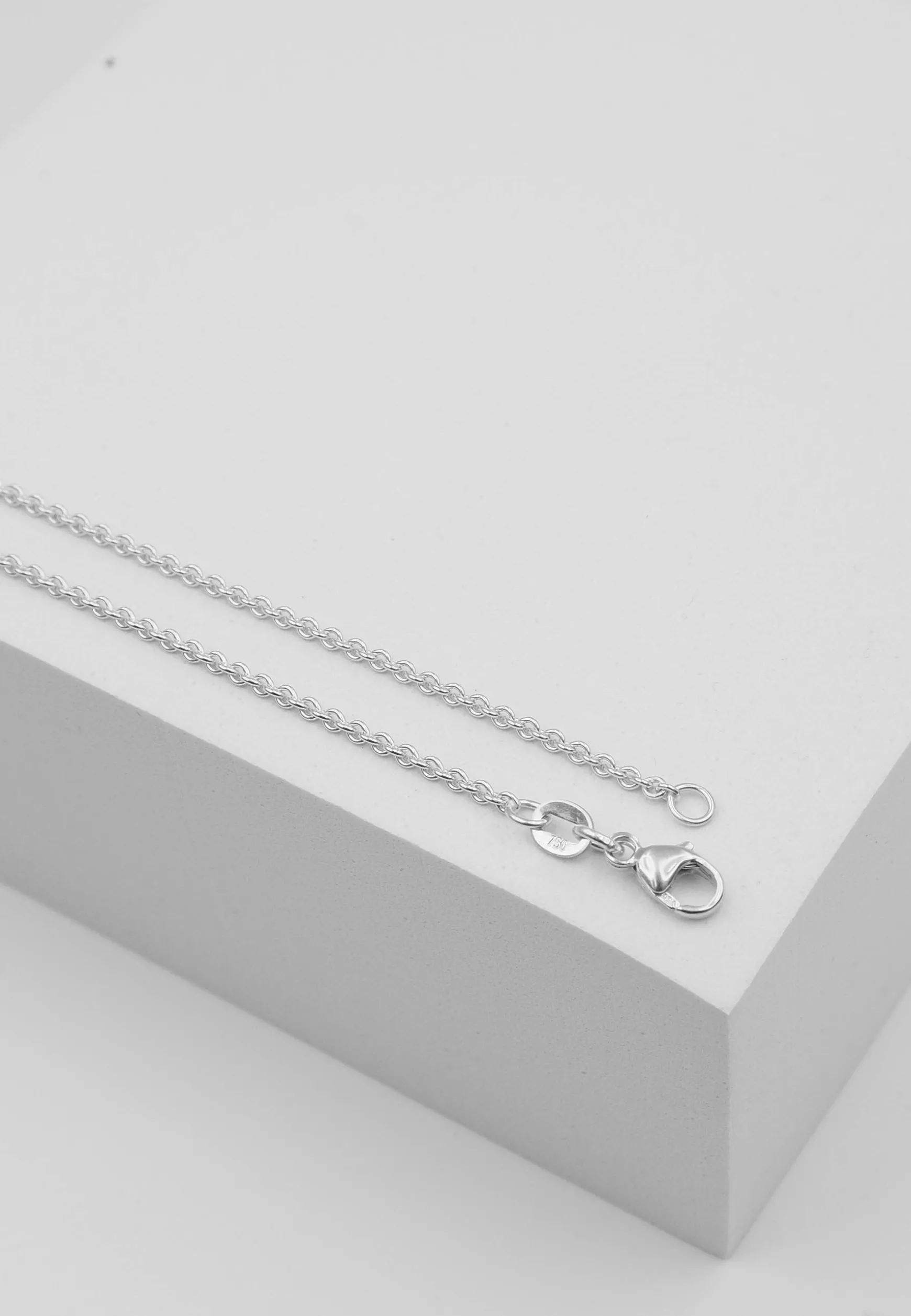 Collier Rundanker Weissgold 750, 1.7mm, 38cm