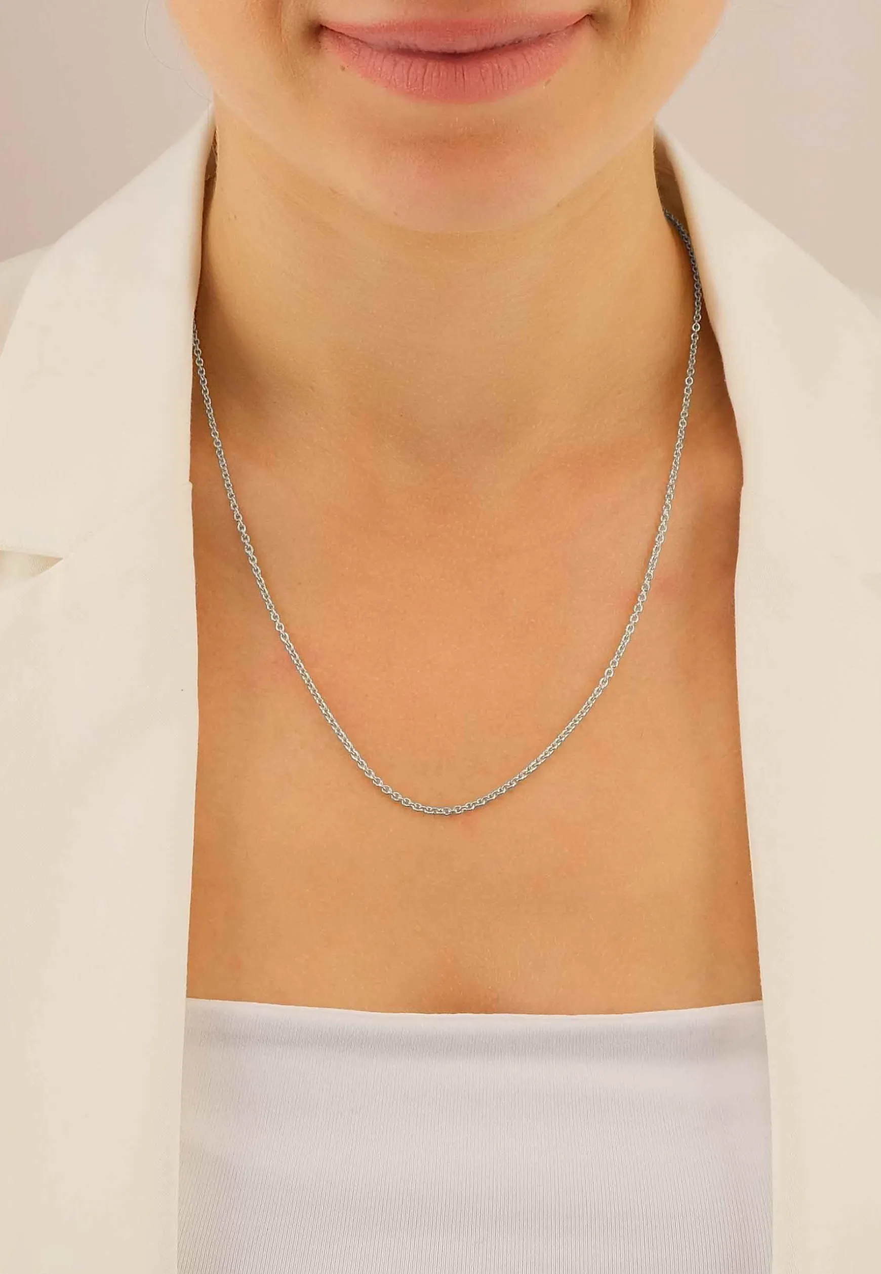 Collier Rundanker Weissgold 750, 1.9mm, 38cm