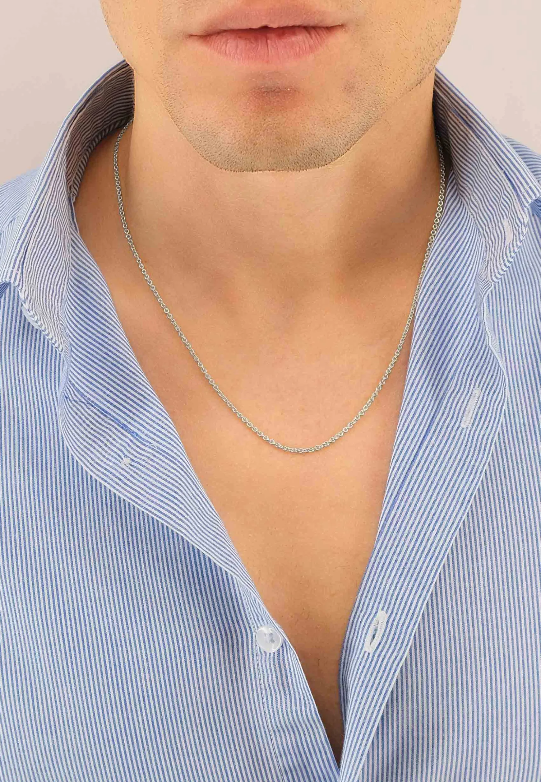 Collier Rundanker Weissgold 750, 1.9mm, 38cm