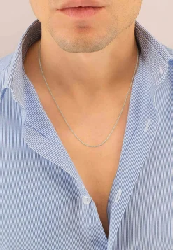 Collier Rundanker Weissgold 750, 1.1mm, 60cm