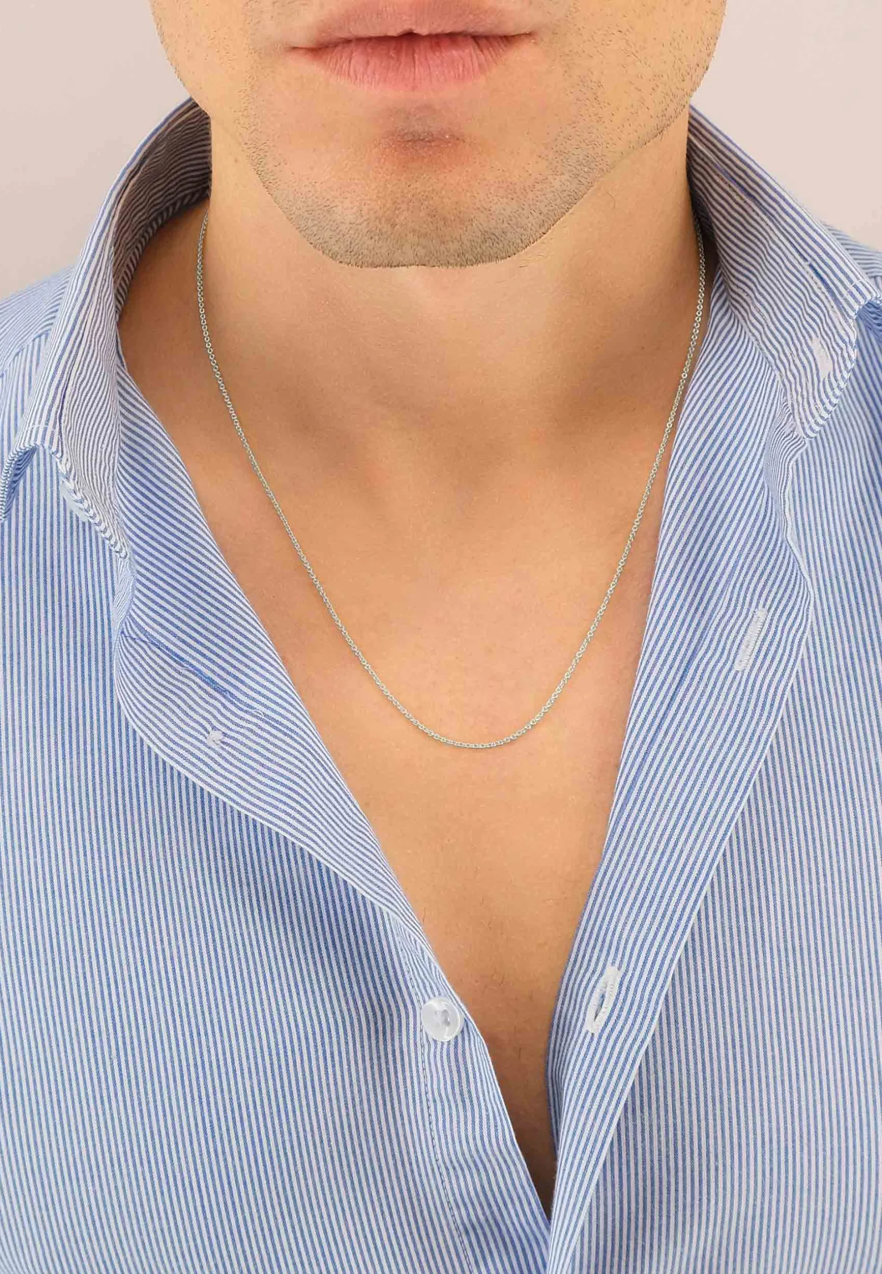 Collier Rundanker Weissgold 750, 1.1mm, 60cm