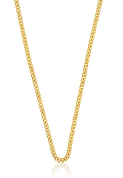 Collier Rundpanzer Gelbgold 750, 2.8mm, 50cm