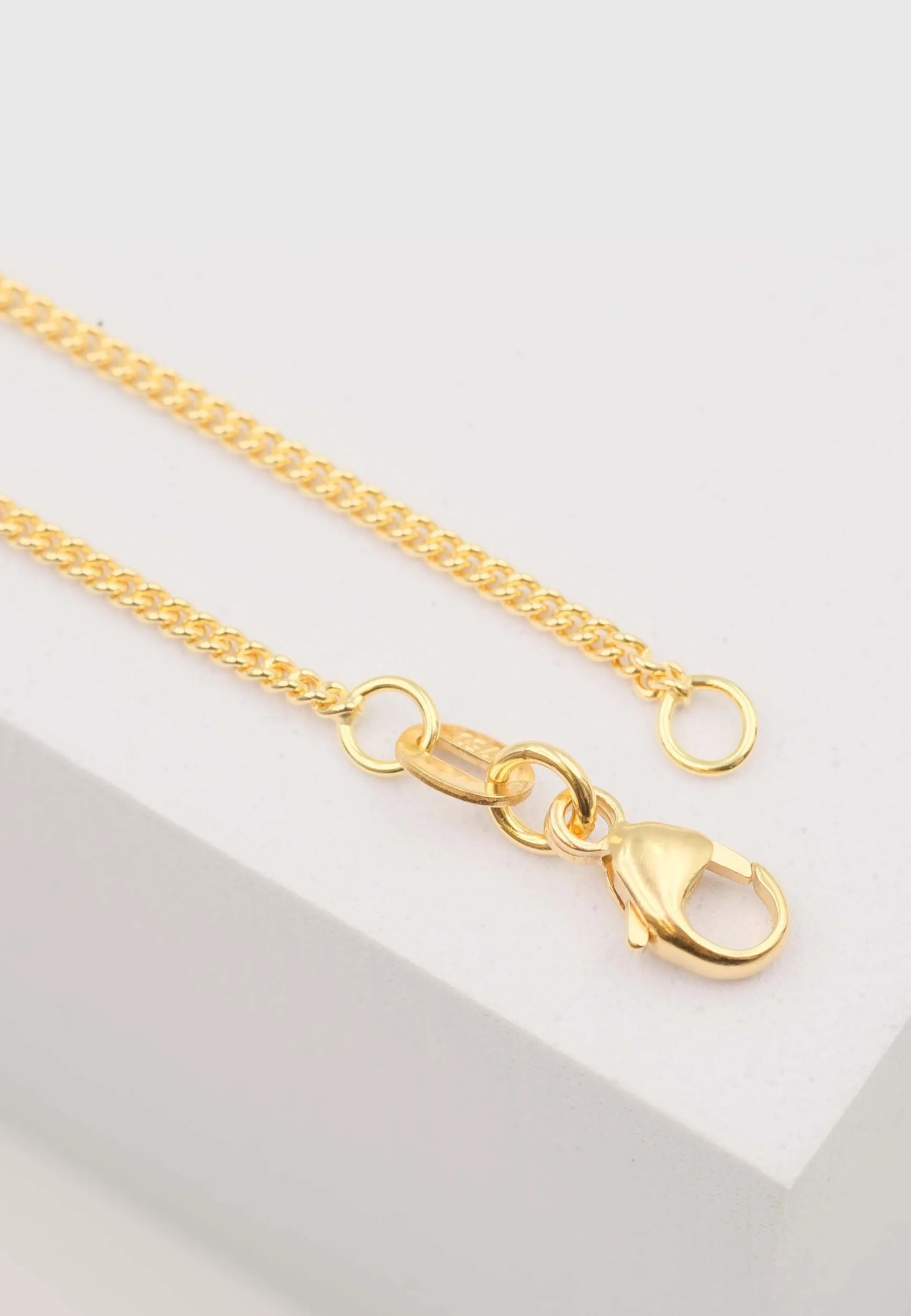 Collier Rundpanzer Gelbgold 750, 1.6mm, 42cm