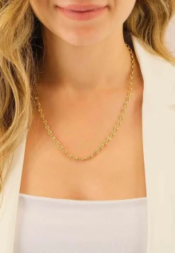 Collier Schiffsanker Collier Gelbgold 750, 4.5mm, 45cm