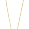 Collier Schlange Gelbgold 750, 1.6mm, 55cm