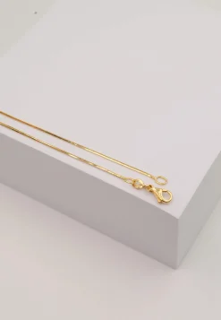 Collier Schlange Gelbgold 750, 0.8mm, 42cm