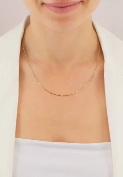 Collier Schlange Gelbgold 750, 0.8mm, 42cm