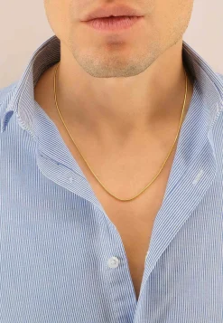 Collier Schlange Gelbgold 750, 1.6mm, 55cm