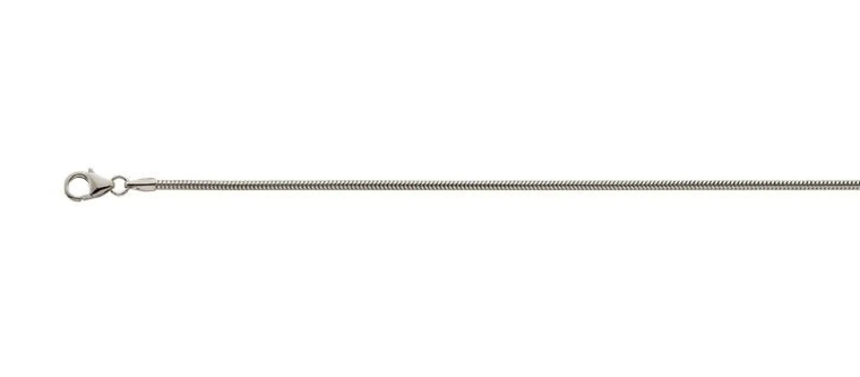 Collier Schlange Silber 925, 1.6mm, 50cm