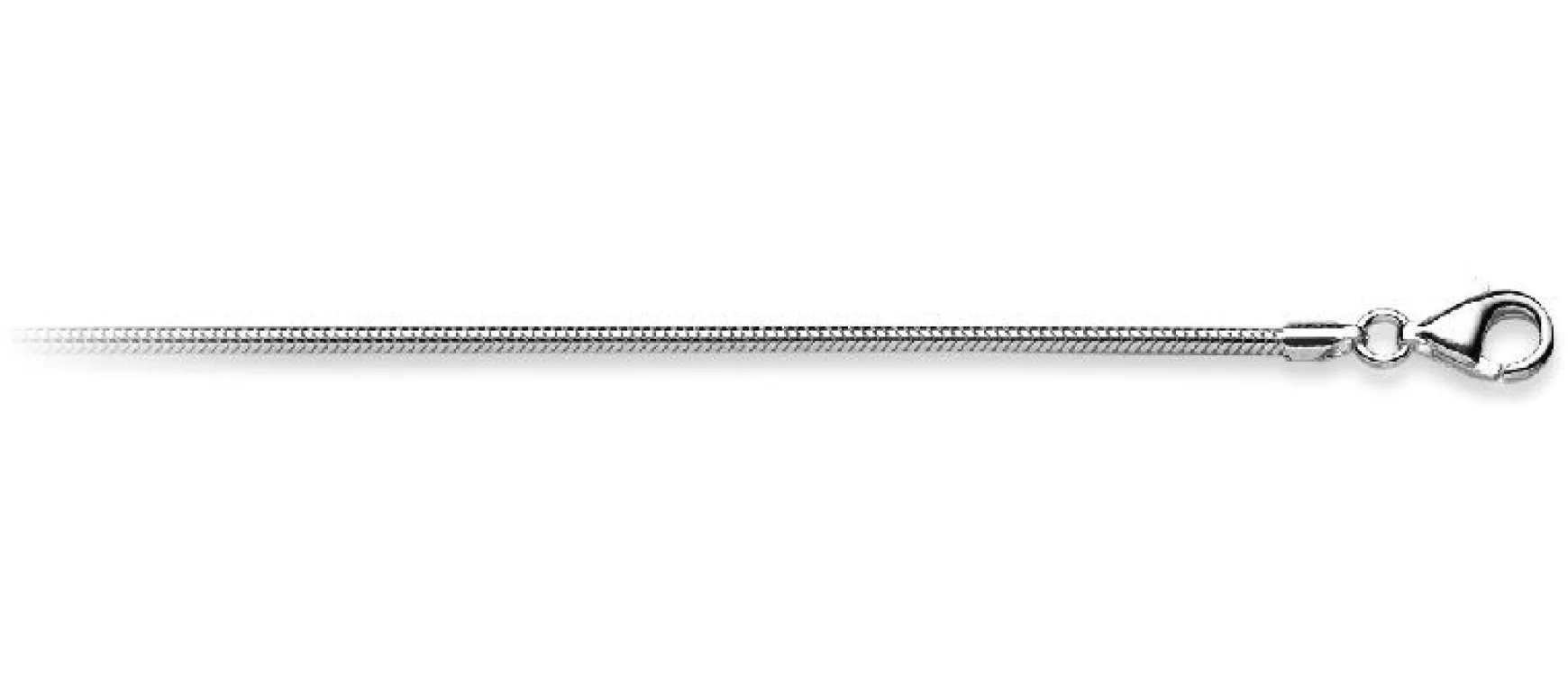 Collier Schlange Silber 925, 1.9mm, 50cm