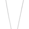 Collier Schlange Weissgold 750, 1.6mm, 55cm