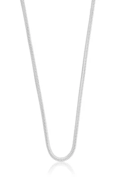 Collier Schlange Weissgold 750, 2.4mm, 45cm