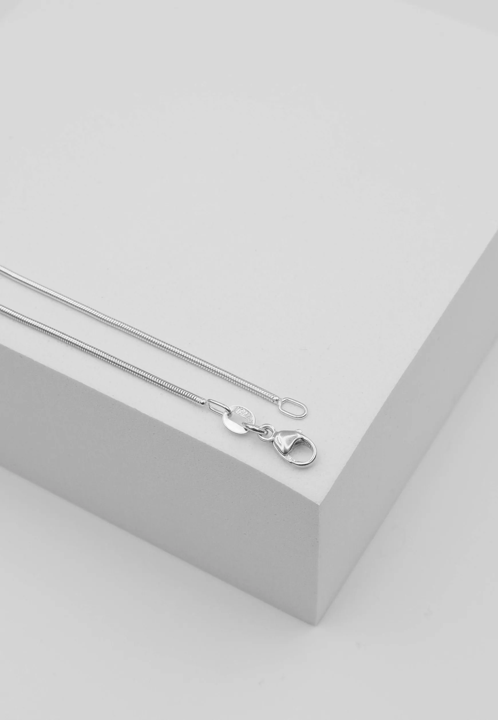 Collier Schlange Weissgold 750, 1.2mm, 45cm