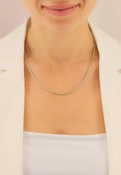 Collier Schlange Weissgold 750, 1.6mm, 55cm