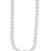 Collier Silber 925 Süsswasserperle 8-9mm Zirkonia