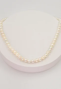 Collier Silber 925 Süsswasserperle 6-6.5mm