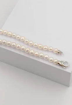 Collier Silber 925 Süsswasserperle 6-6.5mm