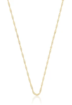 Collier Singapur Gelbgold 375, 1.5mm, 50cm