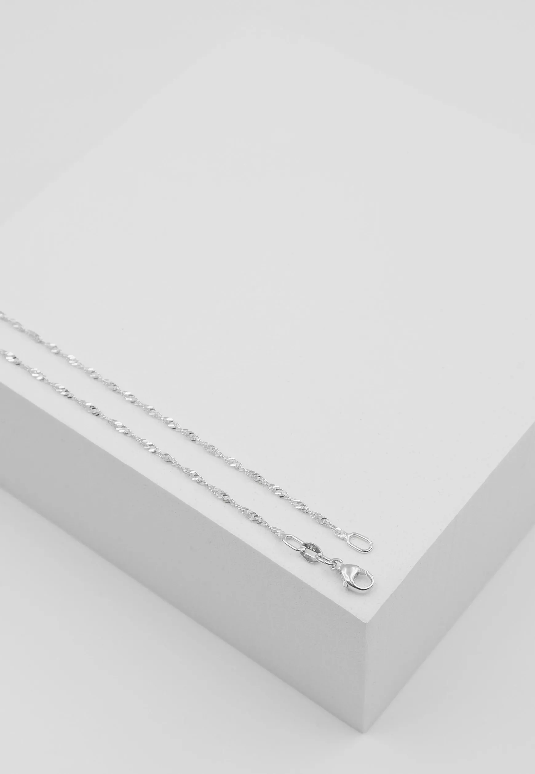 Collier Singapur Weissgold 750, 1.6mm, 40cm