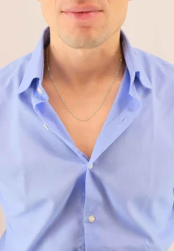 Collier Singapur Weissgold 750, 1.6mm, 42cm