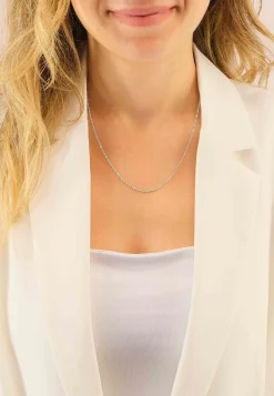 Collier Singapur Weissgold 750, 1.5mm, 45cm