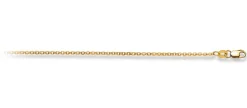 Collier Spiegelanker Gelbgold 750, 1.8mm, 50cm