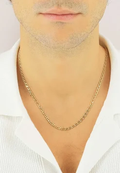 Collier Stäblipanzer Gelbgold 750, 4mm, 45cm