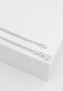 Collier Stäblipanzer Weissgold 750, 2.4mm, 45cm