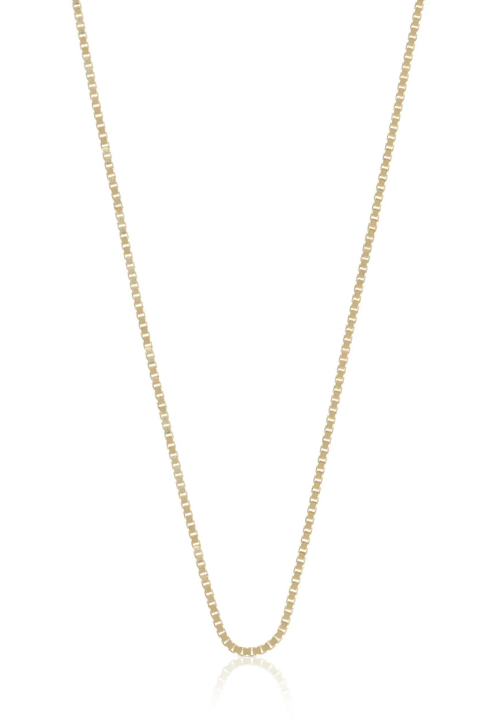 Collier Venezianer Gelbgold 750, 1mm, 45cm