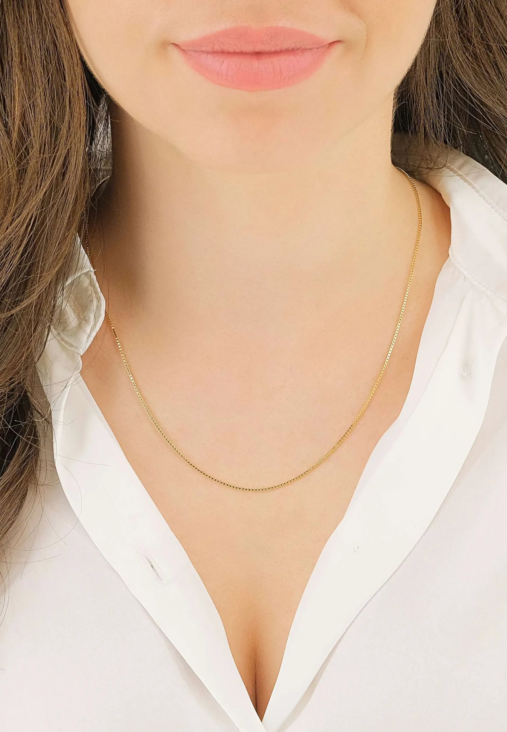 Collier Venezianer Gelbgold 585, 0.9mm, 45cm