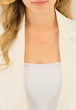 Collier Venezianer Gelbgold 750, 1mm, 45cm