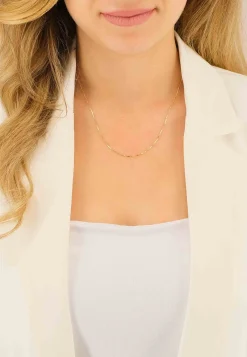 Collier Venezianer Gelbgold 750, 0.8mm, 45cm