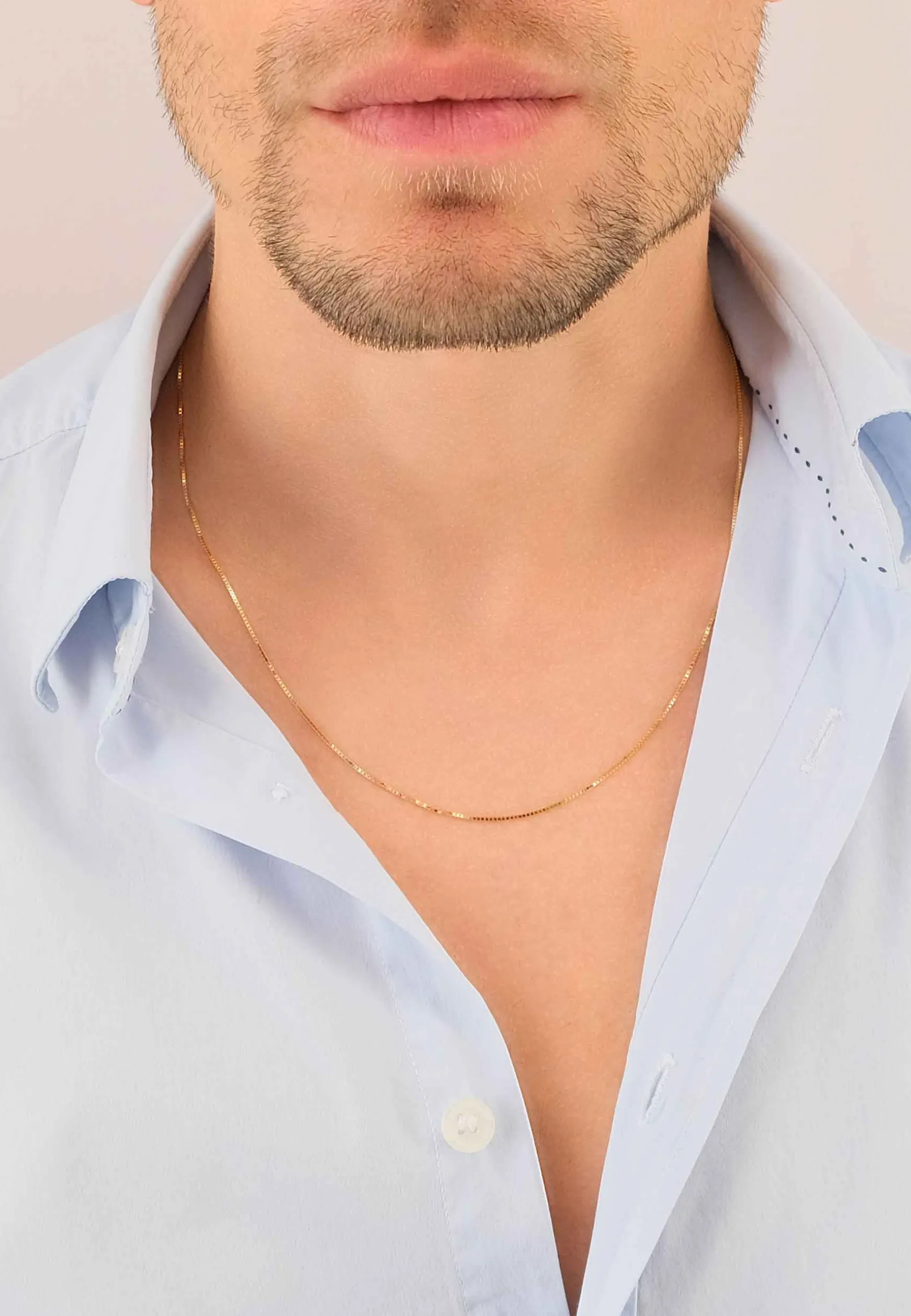 Collier Venezianer Gelbgold 750, 0.8mm, 45cm