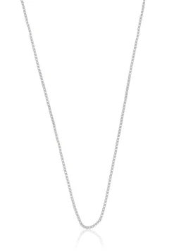 Collier Venezianer Weissgold 375, 0.9mm, 45cm